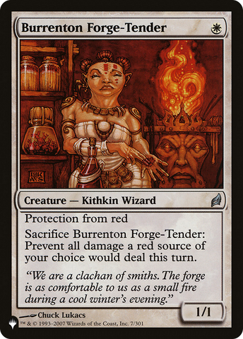 Burrenton Forge-Tender [The List] - The Mythic Store | 24h Order Processing