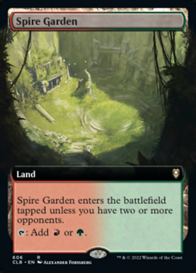 Spire Garden (Extended Art) [Commander Legends: Battle for Baldur's Gate] - The Mythic Store | 24h Order Processing