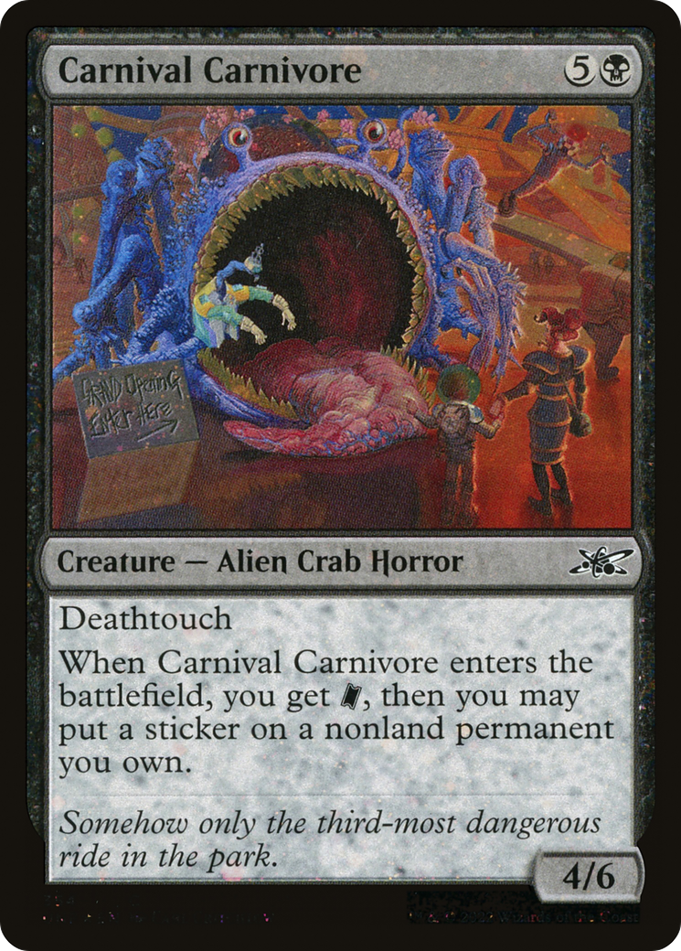 Carnival Carnivore (Galaxy Foil) [Unfinity] - The Mythic Store | 24h Order Processing