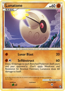 Lunatone (25/102) [HeartGold & SoulSilver: Triumphant] - The Mythic Store | 24h Order Processing