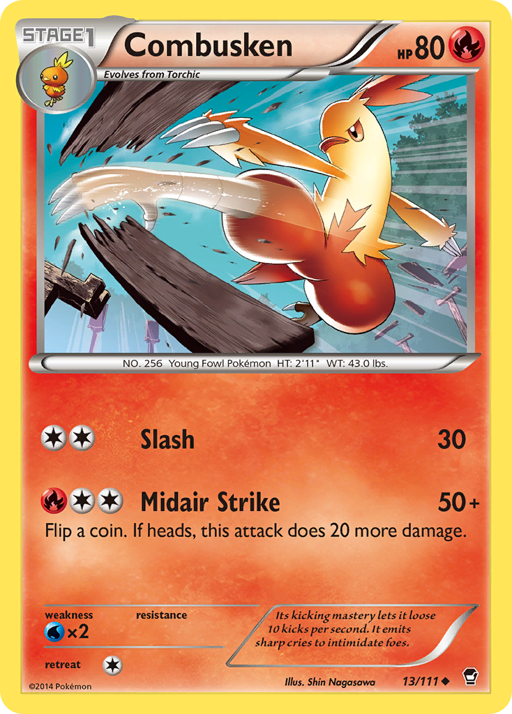Combusken (13/111) [XY: Furious Fists] - The Mythic Store | 24h Order Processing
