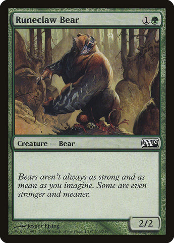 Runeclaw Bear [Magic 2010] - The Mythic Store | 24h Order Processing