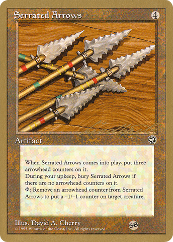 Serrated Arrows (Leon Lindback) (SB) [Pro Tour Collector Set] - The Mythic Store | 24h Order Processing