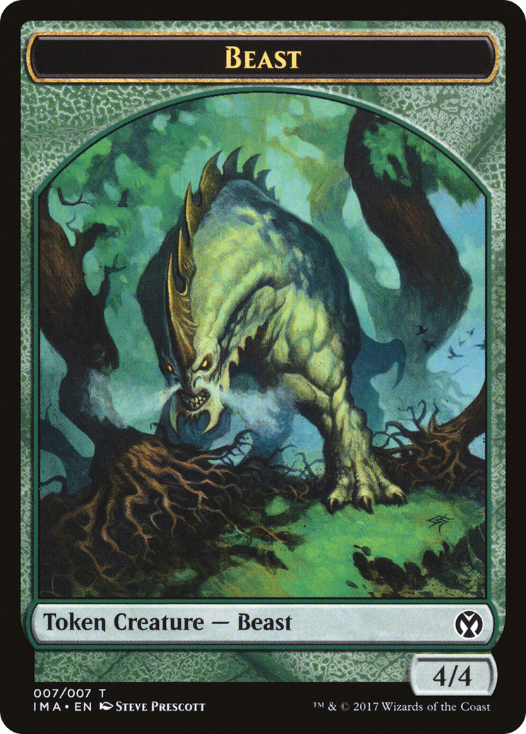 Beast Token [Iconic Masters Tokens] - The Mythic Store | 24h Order Processing