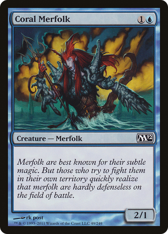 Coral Merfolk [Magic 2012] - The Mythic Store | 24h Order Processing