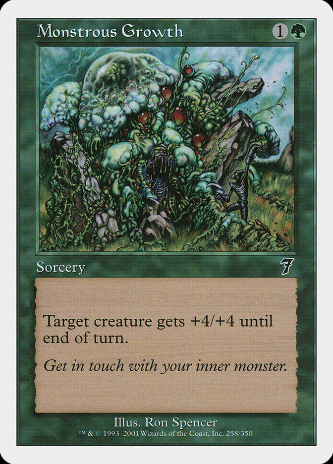 Monstrous Growth [Seventh Edition] - The Mythic Store | 24h Order Processing