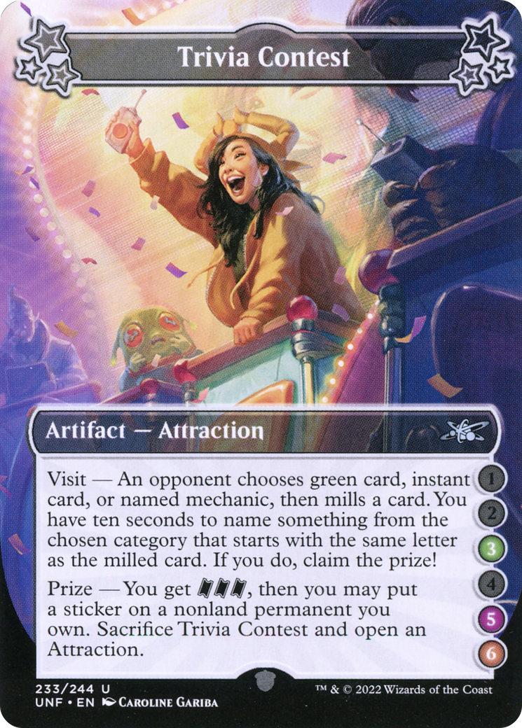 Trivia Contest (3-5-6) [Unfinity] - The Mythic Store | 24h Order Processing