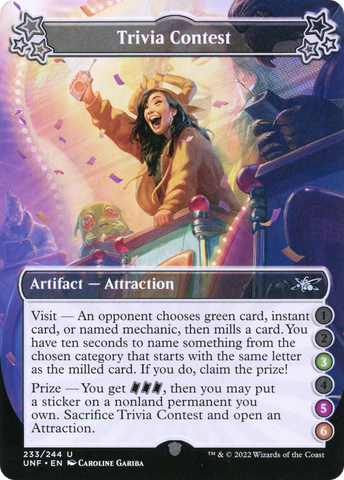 Trivia Contest (3-5-6) [Unfinity] - The Mythic Store | 24h Order Processing