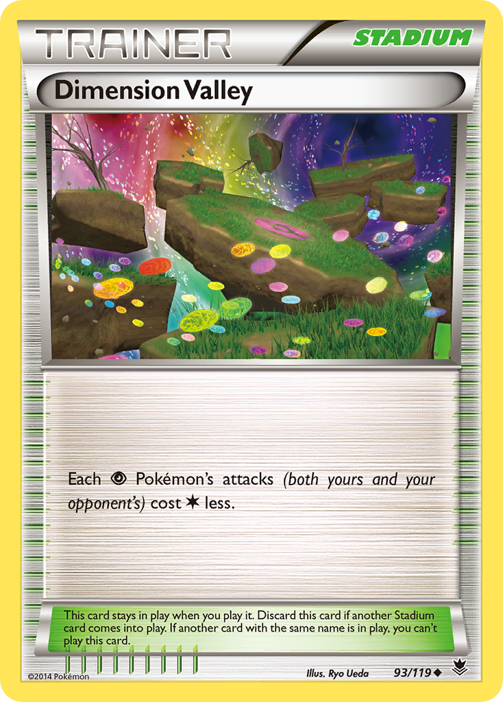 Dimension Valley (93/119) [XY: Phantom Forces] - The Mythic Store | 24h Order Processing