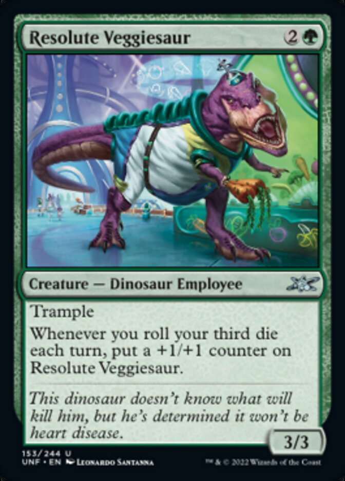 Resolute Veggiesaur [Unfinity] - The Mythic Store | 24h Order Processing