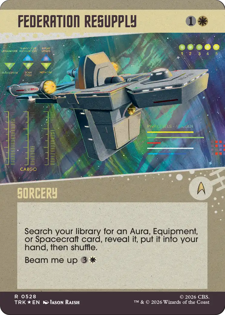 Federation Resupply (Showcase) (Surge Foil) [Star Trek] - The Mythic Store | 24h Order Processing
