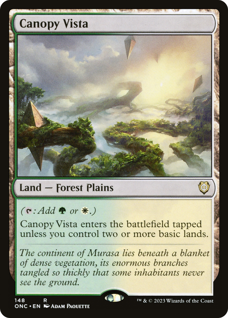 Canopy Vista [Phyrexia: All Will Be One Commander] - The Mythic Store | 24h Order Processing