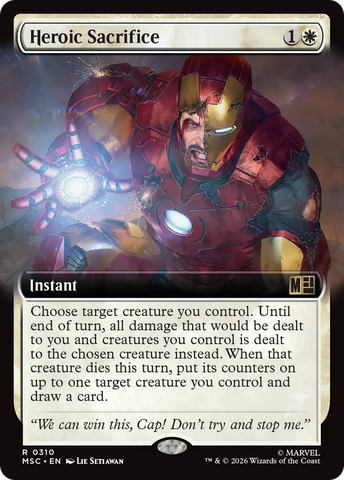 Heroic Sacrifice (Extended Art) [Marvel Super Heroes Commander] - The Mythic Store | 24h Order Processing