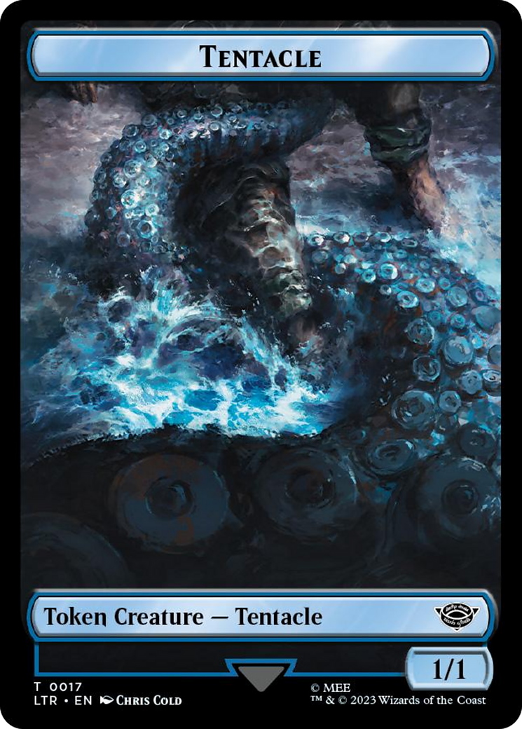 Tentacle // Food (0022) Double-Sided Token (Surge Foil) [The Lord of the Rings: Tales of Middle-Earth Tokens] - The Mythic Store | 24h Order Processing