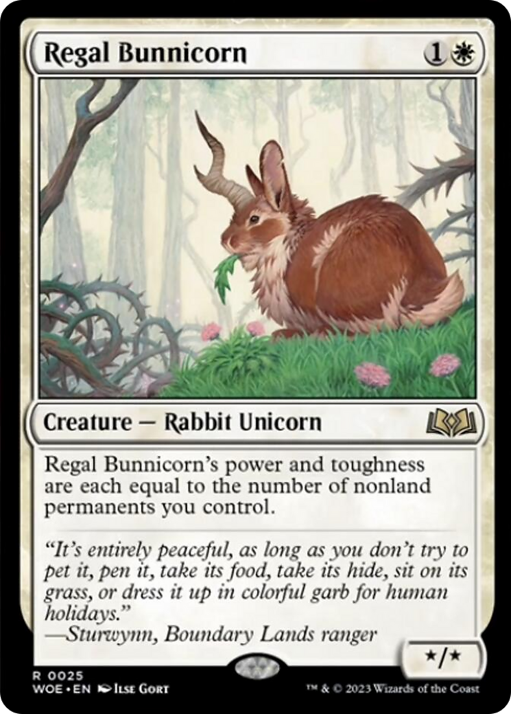 Regal Bunnicorn [Wilds of Eldraine] - The Mythic Store | 24h Order Processing