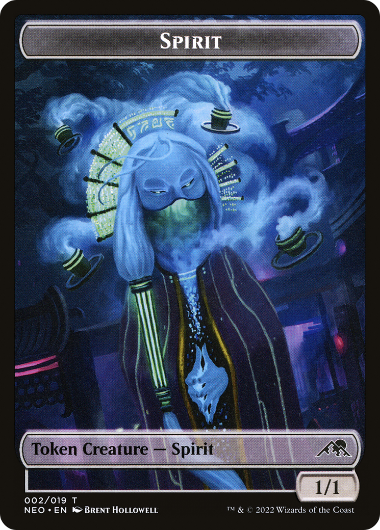 Spirit Token (002) [Kamigawa: Neon Dynasty Tokens] - The Mythic Store | 24h Order Processing
