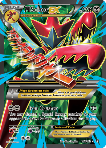 M Scizor EX (120/122) [XY: BREAKpoint] - The Mythic Store | 24h Order Processing