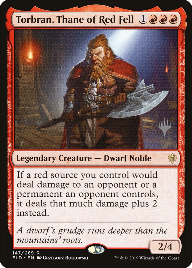 Torbran, Thane of Red Fell (Promo Pack) [Throne of Eldraine Promos] - The Mythic Store | 24h Order Processing