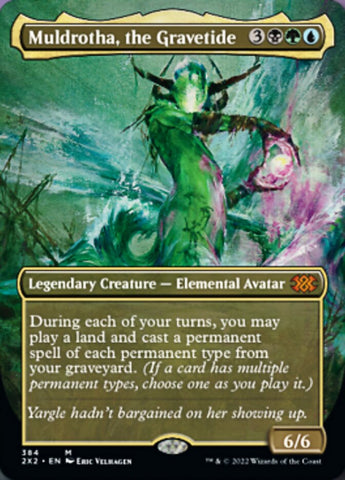 Muldrotha, the Gravetide (Borderless Alternate Art) [Double Masters 2022] - The Mythic Store | 24h Order Processing