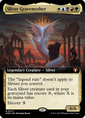 Sliver Gravemother (Extended Art) [Commander Masters] - The Mythic Store | 24h Order Processing