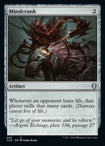 Mindcrank [Commander Legends: Battle for Baldur's Gate] - The Mythic Store | 24h Order Processing