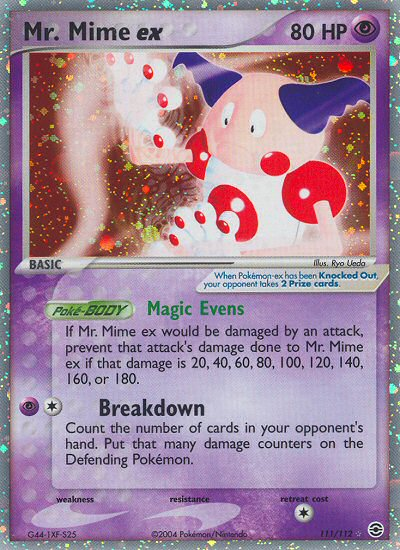 Mr. Mime ex (111/112) [EX: FireRed & LeafGreen] - The Mythic Store | 24h Order Processing