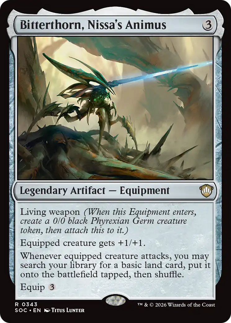 Bitterthorn, Nissa's Animus [Secrets of Strixhaven Commander] - The Mythic Store | 24h Order Processing
