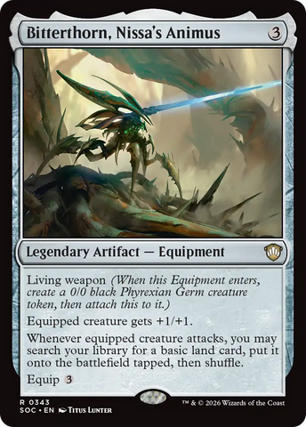 Bitterthorn, Nissa's Animus [Secrets of Strixhaven Commander] - The Mythic Store | 24h Order Processing