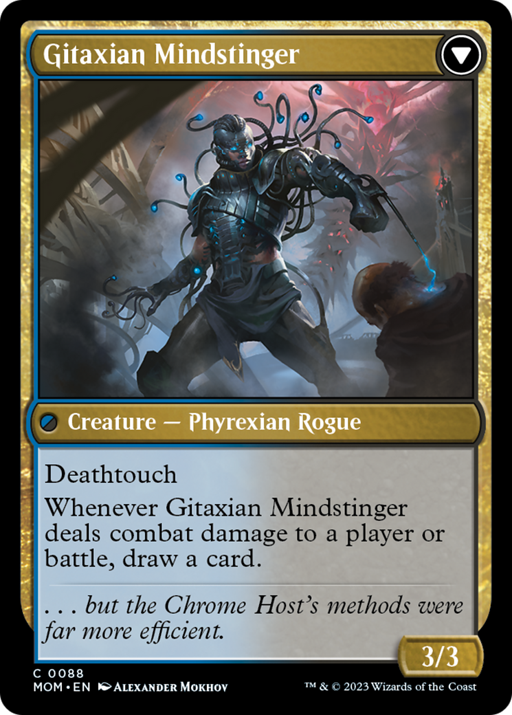 Aetherblade Agent // Gitaxian Mindstinger [March of the Machine] - The Mythic Store | 24h Order Processing