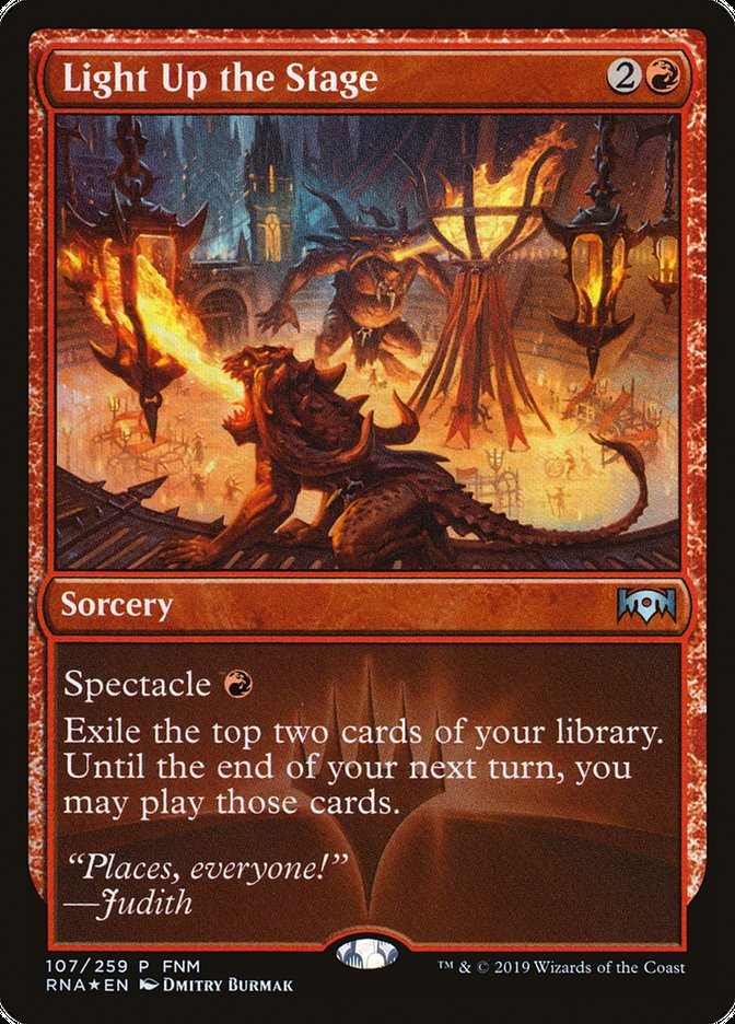 Light Up the Stage (FNM) [Ravnica Allegiance Promos] - The Mythic Store | 24h Order Processing