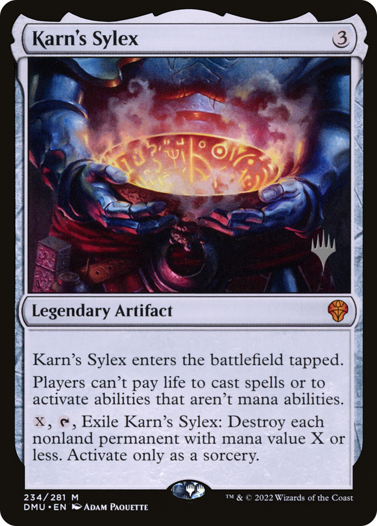 Karn's Sylex (Promo Pack) [Dominaria United Promos] - The Mythic Store | 24h Order Processing