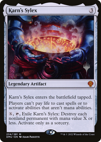 Karn's Sylex (Promo Pack) [Dominaria United Promos] - The Mythic Store | 24h Order Processing