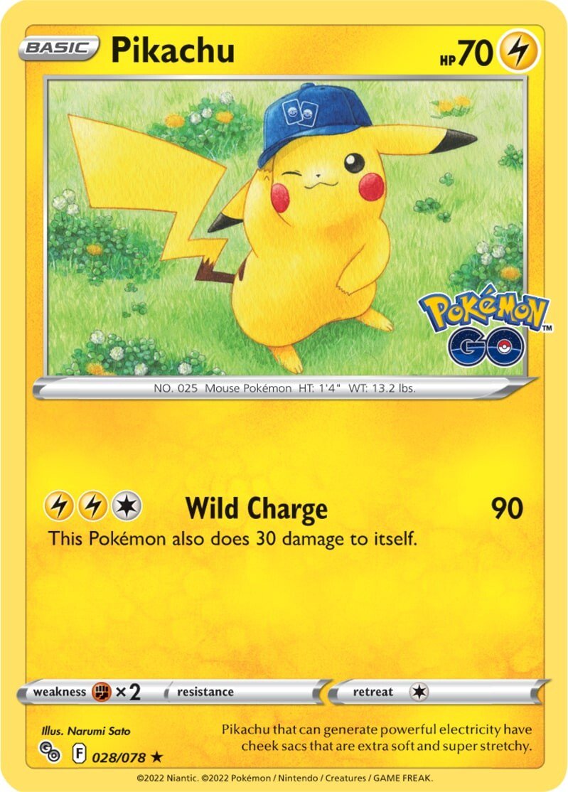 Pikachu (028/078) [Pokémon GO] - The Mythic Store | 24h Order Processing