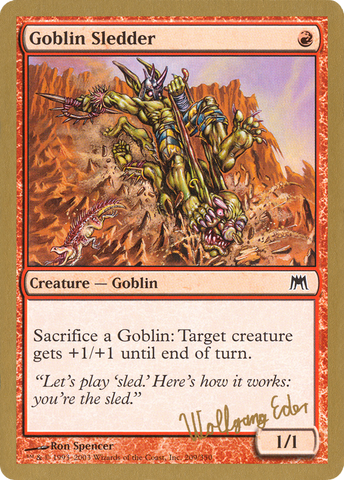 Goblin Sledder (Wolfgang Eder) [World Championship Decks 2003] - The Mythic Store | 24h Order Processing