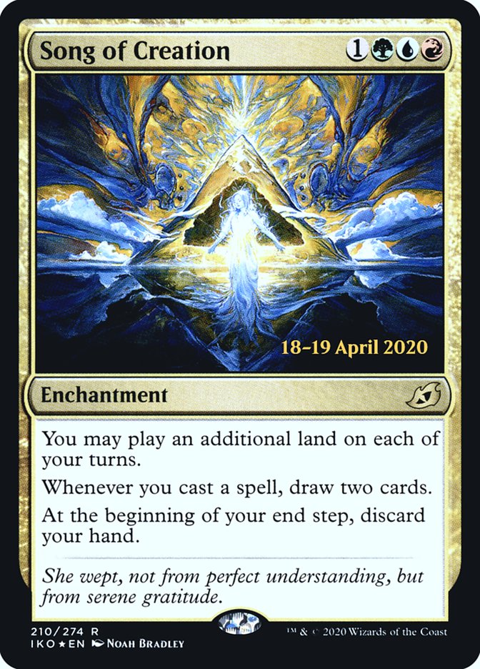 Song of Creation [Ikoria: Lair of Behemoths Prerelease Promos] - The Mythic Store | 24h Order Processing