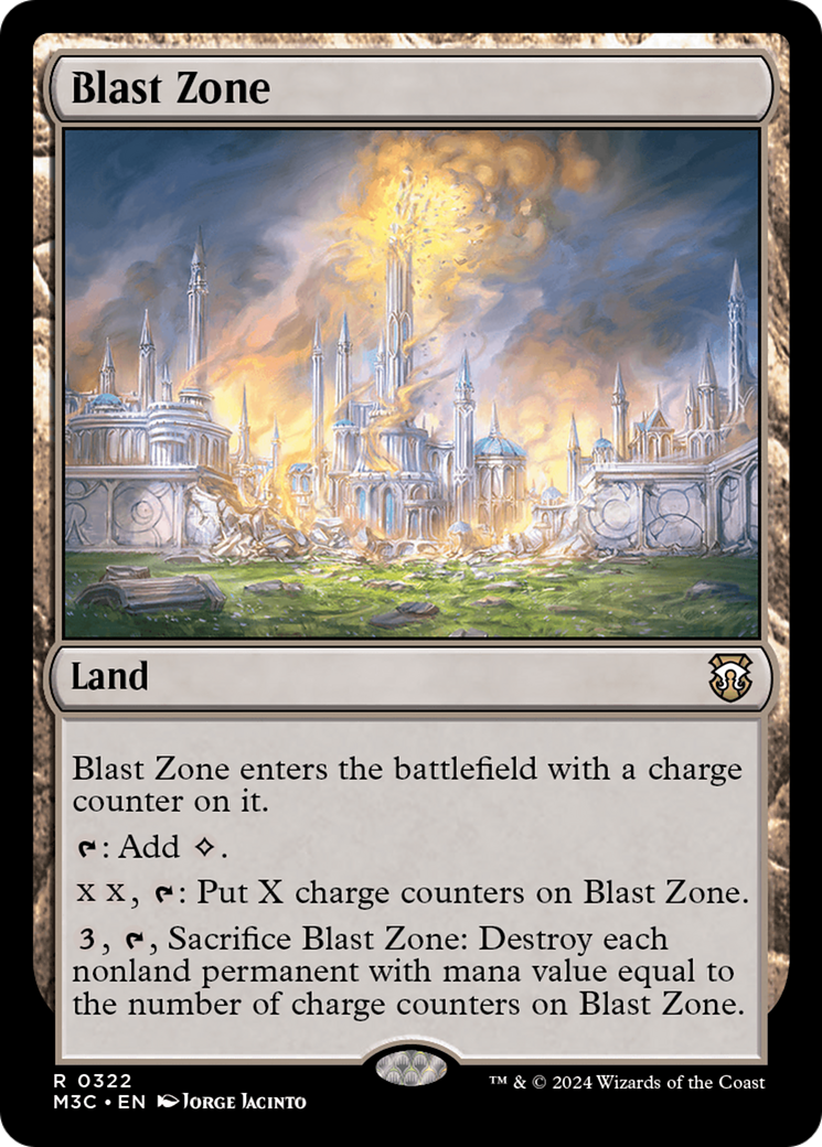 Blast Zone (Ripple Foil) [Modern Horizons 3 Commander] - The Mythic Store | 24h Order Processing