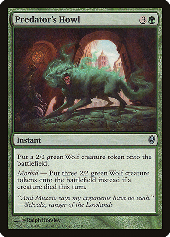 Predator's Howl [Conspiracy] - The Mythic Store | 24h Order Processing