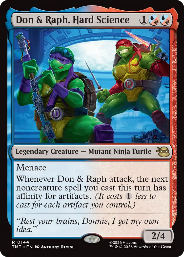 Don & Raph, Hard Science [Teenage Mutant Ninja Turtles] - The Mythic Store | 24h Order Processing