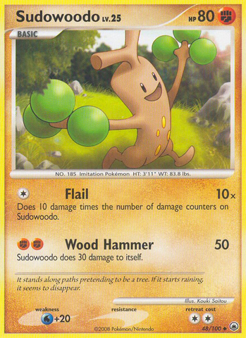 Sudowoodo (48/100) [Diamond & Pearl: Majestic Dawn] - The Mythic Store | 24h Order Processing