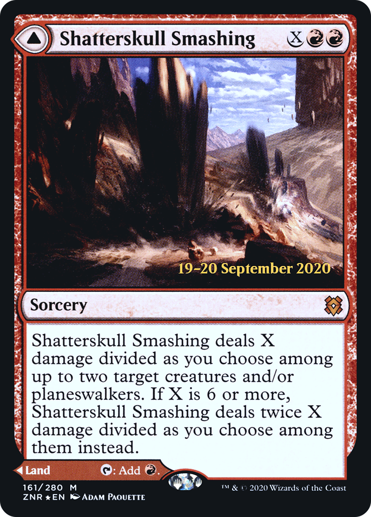 Shatterskull Smashing // Shatterskull, the Hammer Pass [Zendikar Rising Prerelease Promos] - The Mythic Store | 24h Order Processing