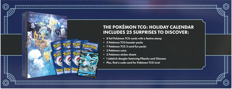 Pokemon Holiday Calendar 2023 - The Mythic Store | 24h Order Processing