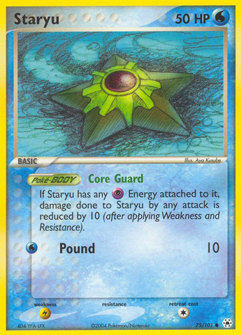 Staryu (75/101) [EX: Hidden Legends] - The Mythic Store | 24h Order Processing