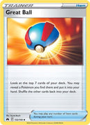 Great Ball (132/159) [Sword & Shield: Crown Zenith] - The Mythic Store | 24h Order Processing