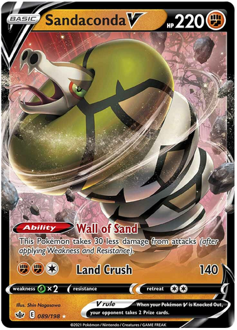 Sandaconda V (089/198) [Sword & Shield: Chilling Reign] - The Mythic Store | 24h Order Processing