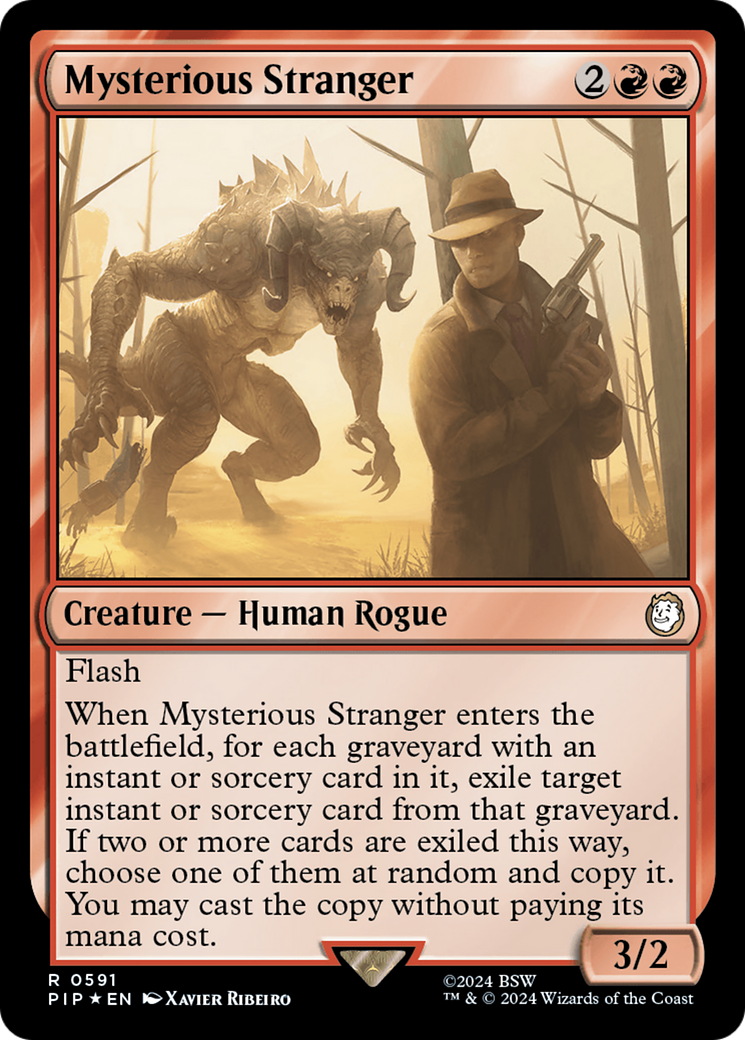 Mysterious Stranger (Surge Foil) [Fallout] - The Mythic Store | 24h Order Processing