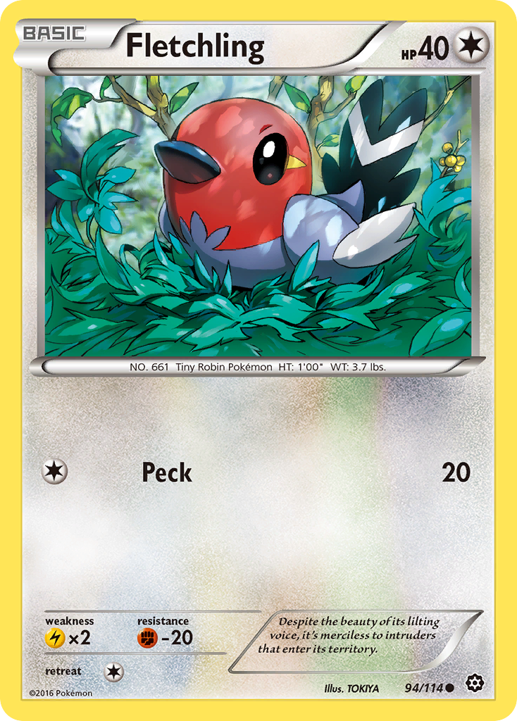 Fletchling (94/114) [XY: Steam Siege] - The Mythic Store | 24h Order Processing
