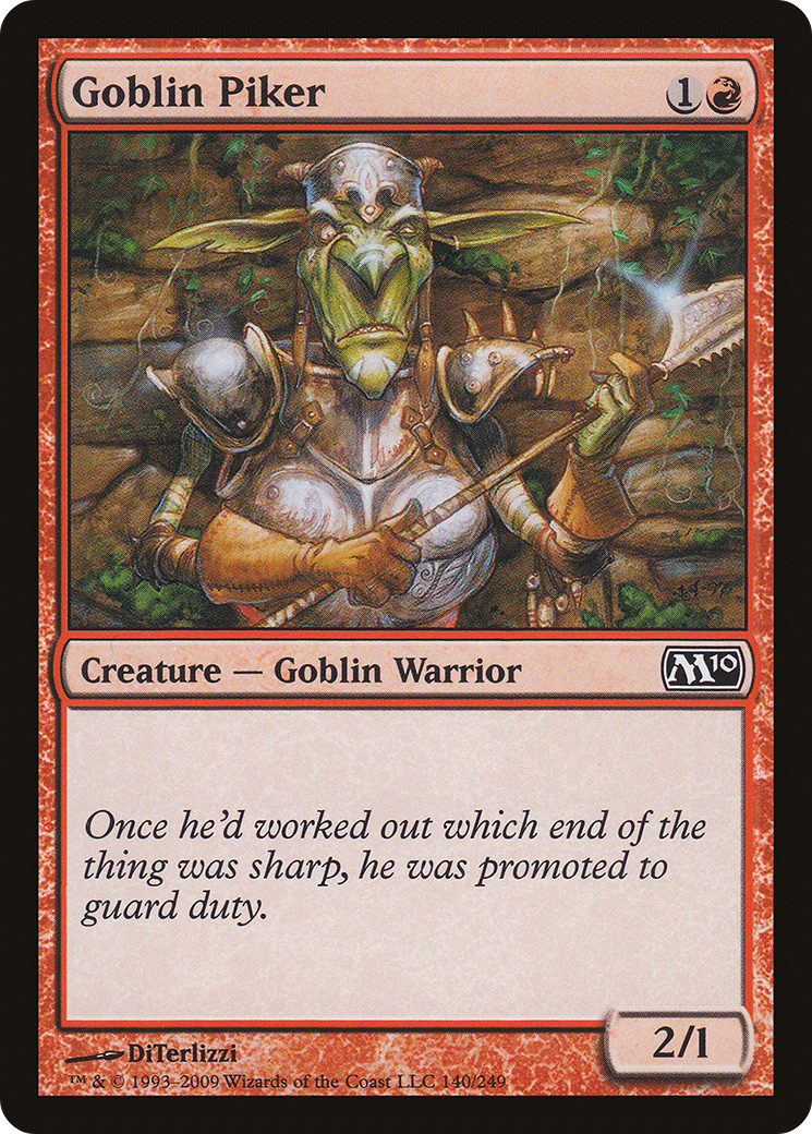 Goblin Piker [Magic 2010] - The Mythic Store | 24h Order Processing