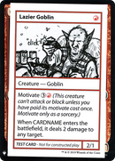 Lazier Goblin [Mystery Booster Playtest Cards] - The Mythic Store | 24h Order Processing