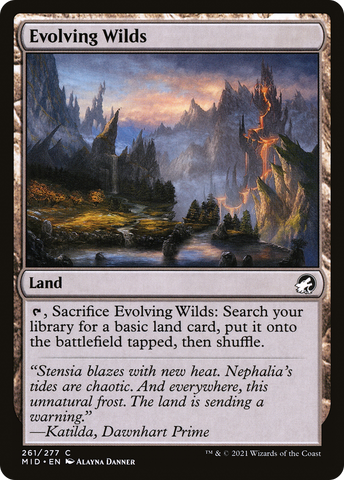 Evolving Wilds [Innistrad: Midnight Hunt] - The Mythic Store | 24h Order Processing