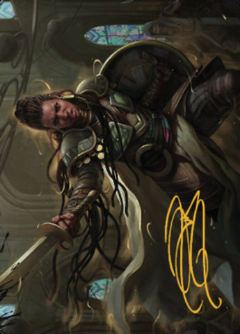 Shanna, Purifying Blade Art Card 1 (Gold-Stamped Signature) [Dominaria United Art Series] - The Mythic Store | 24h Order Processing
